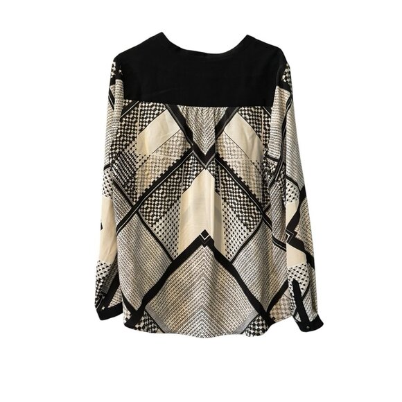 Twelfth Street By Cynthia Vincent Silk Blouse Women Large Babydoll Modern Career - Picture 2 of 15